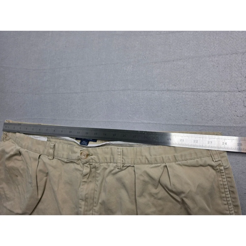 Polo Ralph Lauren Tyler Shorts Men's‎ 50B Beige 100% Cotton Pleated Slash Pocket